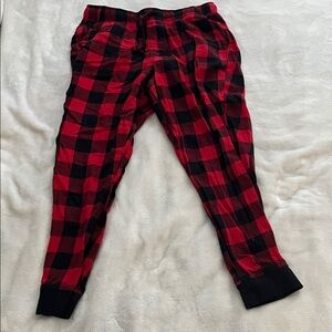 Red & Black Buffalo Plaid Pajama Pants